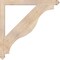 Ekena Millwork Funston Arts & Crafts Smooth Bracket, Douglas Fir, 3 1/2"W x 44"D x 44"H BKT04X44X44FST03SDF - alternate 3